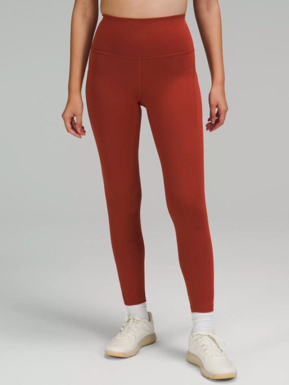 lululemon Wunder Train High Rise Tight 25" *Pockets in Cayenne - Size 6